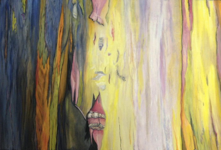 "Rainbow Eucalyptus 1" by Joanne Unruh