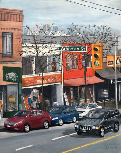 "Arbutus at 4th" by Joanne Unruh