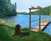 "Zoey at The Lake" by Joanne Unruh