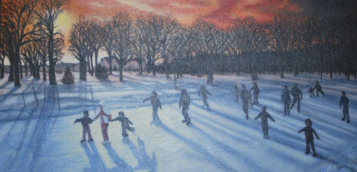 "Prairie Skating" by Joanne Unruh