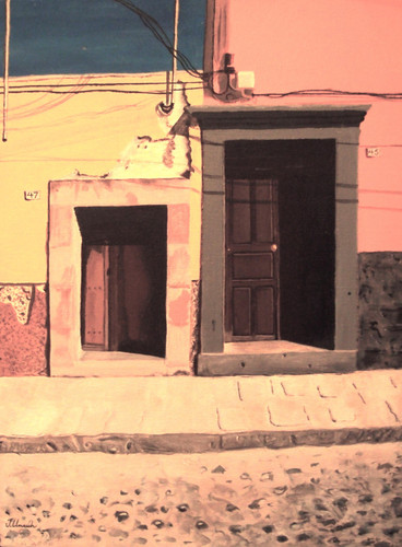 "San Miguel Doorways" by Joanne Unruh
