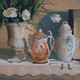 "Teapots And A Vase" by Joanne Unruh