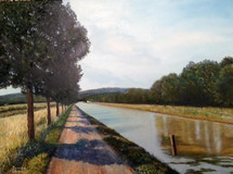 "Burgundy Canal Holiday" by Joanne Unruh